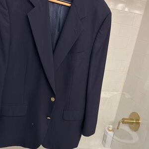 Burberry Black Sport Coat Classic Tailoring